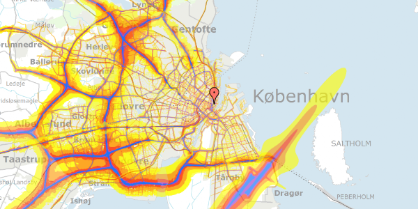 Trafikstøjkort på Gammel Mønt 3B, 1117 København K