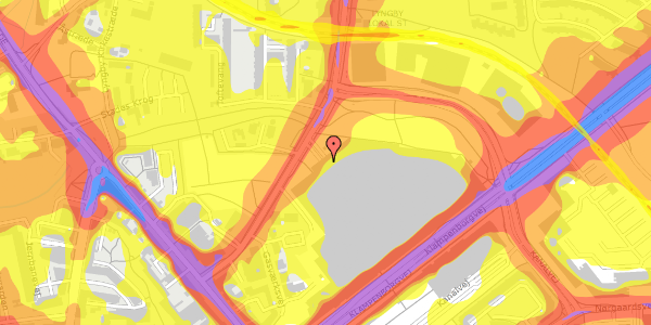 Trafikstøjkort på Lyngby Storcenter 1, st. 32, 2800 Kongens Lyngby