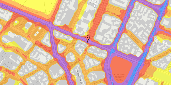 Trafikstøjkort på Gothersgade 21D, kl. , 1123 København K