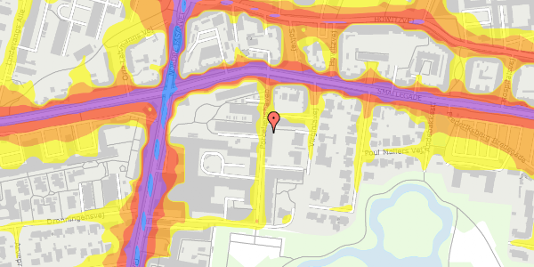 Trafikstøjkort på Porcelænshaven 3L, 2000 Frederiksberg