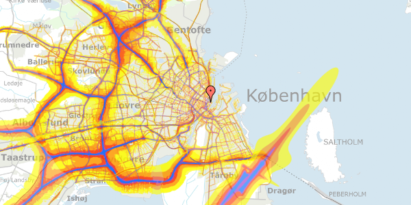 Trafikstøjkort på Gothersgade 8A, 3. tv, 1123 København K