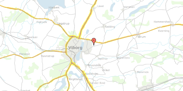 Trafikstøjkort på Skaldehøjvej 30, 8800 Viborg