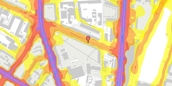 Trafikstøjkort på Rentemestervej 9B, st. th, 2400 København NV