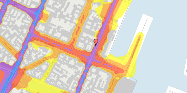 Trafikstøjkort på Toldbodgade 27, kl. , 1253 København K