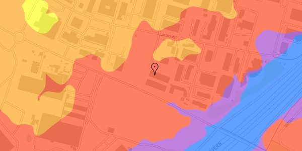 Trafikstøjkort på Lunikvej 20B, st. 31, 2670 Greve