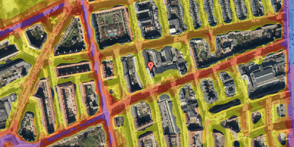 Trafikstøjkort på Drejøgade 38, 2. th, 2100 København Ø