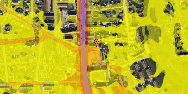 Trafikstøjkort på Åstrupgårdsvej 6, 3. th, 2650 Hvidovre