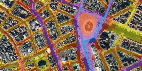 Trafikstøjkort på Østergade 3, 4. , 1100 København K