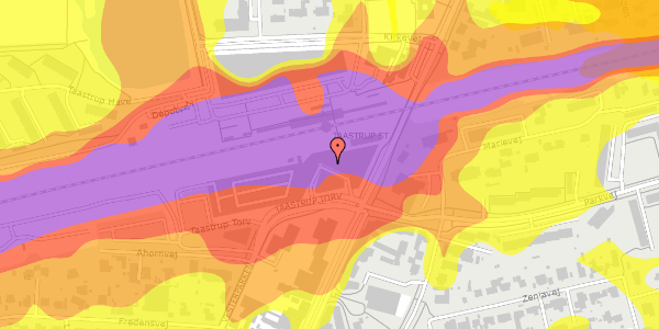 Trafikstøjkort på Taastrup Torv 10, 2630 Taastrup