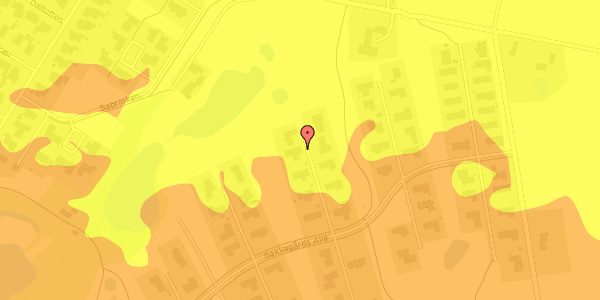 Trafikstøjkort på Bakkegårds Allé 64, 5550 Langeskov