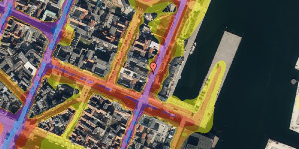 Trafikstøjkort på Toldbodgade 31, st. tv, 1253 København K