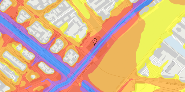 Trafikstøjkort på Bryghuspladsen 8, 4. 408, 1473 København K