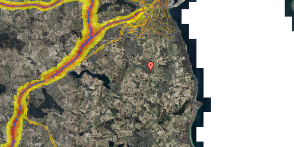 Trafikstøjkort på Nymarks Allé 188, 8320 Mårslet