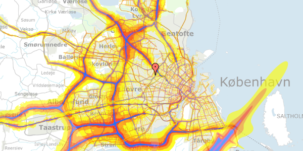 Trafikstøjkort på Ringholmvej 16, 3. th, 2700 Brønshøj