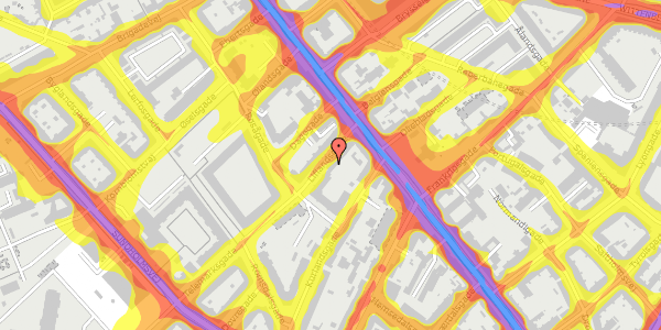 Trafikstøjkort på Liflandsgade 5, 2300 København S