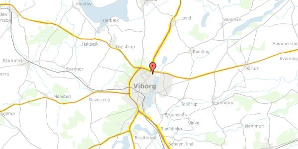 Trafikstøjkort på Industrivej 30, 8800 Viborg