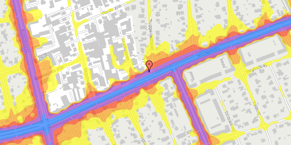 Trafikstøjkort på Jyllingevej 42, st. , 2720 Vanløse