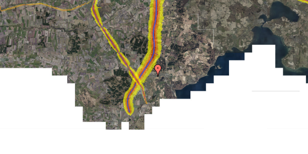 Trafikstøjkort på Skovbrynet 2A, 2. , 6340 Kruså