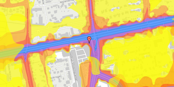 Trafikstøjkort på Glostrup Shoppingcenter 100, 4. , 2600 Glostrup