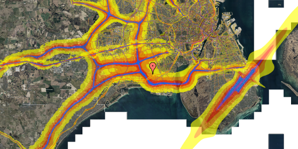 Trafikstøjkort på Trædrejerporten 1A, st. , 2650 Hvidovre