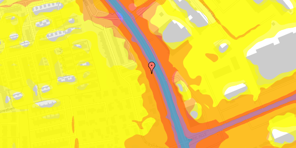 Trafikstøjkort på Park Alle 390, 2625 Vallensbæk