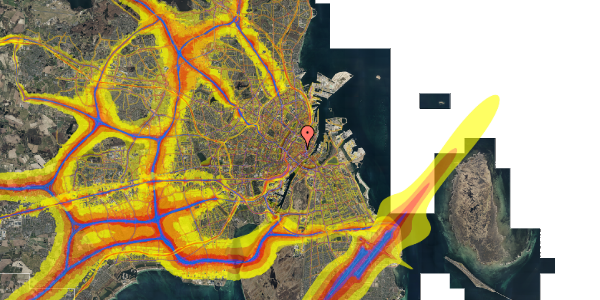 Trafikstøjkort på Købmagergade 9, st. tv, 1150 København K