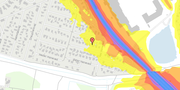 Trafikstøjkort på Øster Hanevad 26, 2740 Skovlunde