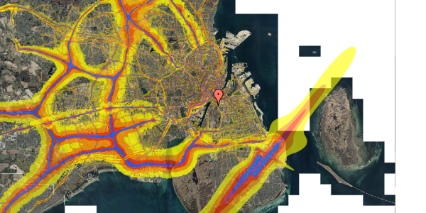 Trafikstøjkort på Kigkurren 8G, 4. , 2300 København S