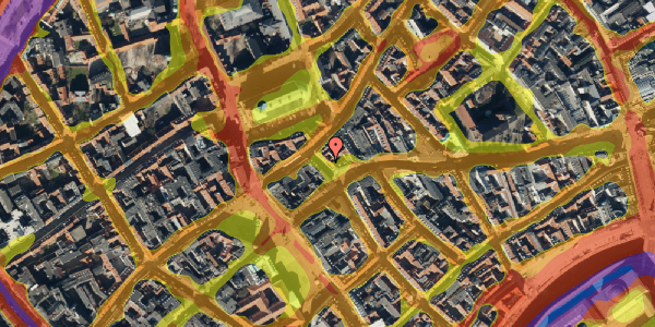 Trafikstøjkort på Skoubogade 4, st. , 1158 København K