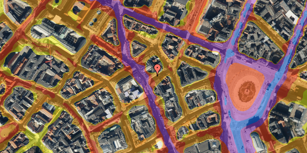 Trafikstøjkort på Grønnegade 1, st. tv, 1107 København K