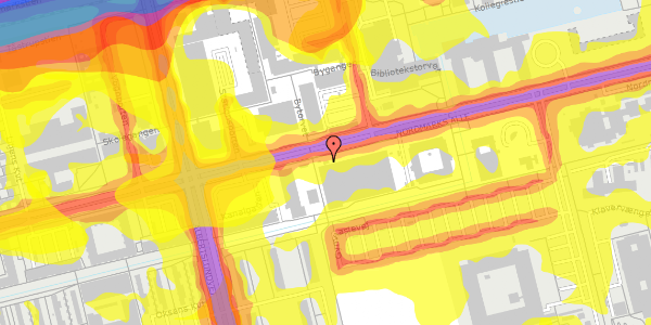 Trafikstøjkort på Kanaltorvet 1, 1. , 2620 Albertslund