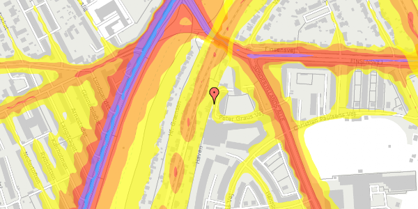 Trafikstøjkort på Haven 9A, 2000 Frederiksberg