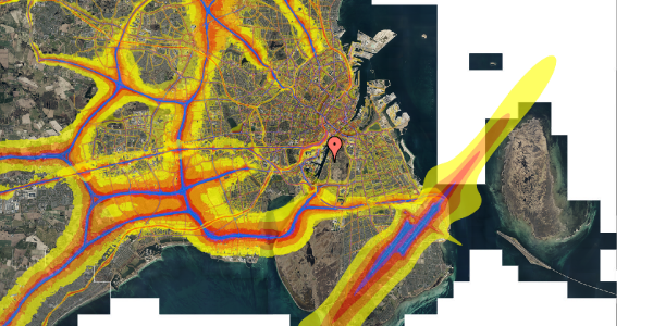 Trafikstøjkort på Rundholtsvej 28, 11. 1, 2300 København S