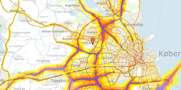 Trafikstøjkort på Bifrost 13, 2740 Skovlunde