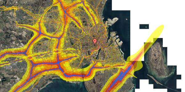 Trafikstøjkort på Vesterbrogade 112D, 1620 København V