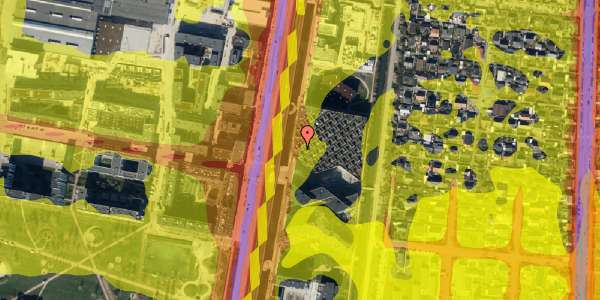 Trafikstøjkort på Ørestads Boulevard 55B, 10. , 2300 København S