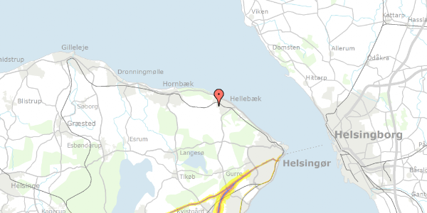 Trafikstøjkort på Brovangsvej 32, 3140 Ålsgårde