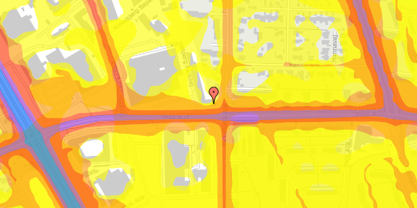 Trafikstøjkort på Park Allé 290, st. , 2605 Brøndby