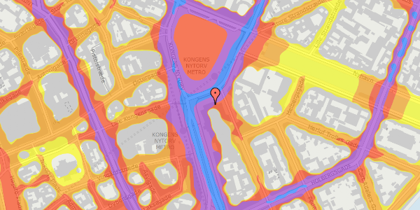 Trafikstøjkort på Kongens Nytorv 9, st. , 1050 København K