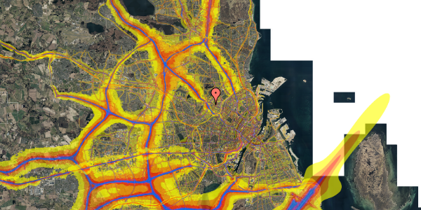 Trafikstøjkort på Gråspurvevej 5, 4. 1, 2400 København NV