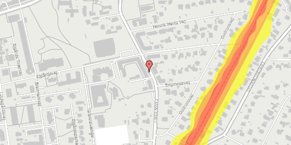 Trafikstøjkort på Fredensvej 39, 3. , 2920 Charlottenlund