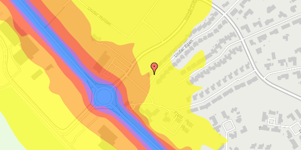 Trafikstøjkort på Under Egen 30, 7500 Holstebro