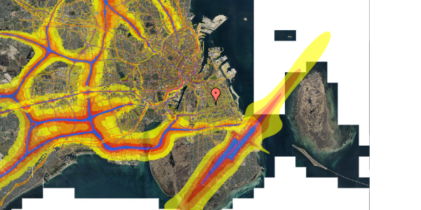 Trafikstøjkort på Løvstikkevej 66, 2. 9, 2300 København S