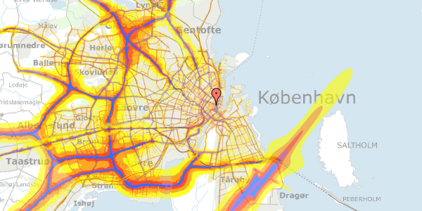 Trafikstøjkort på Købmagergade 46C, 3. , 1150 København K