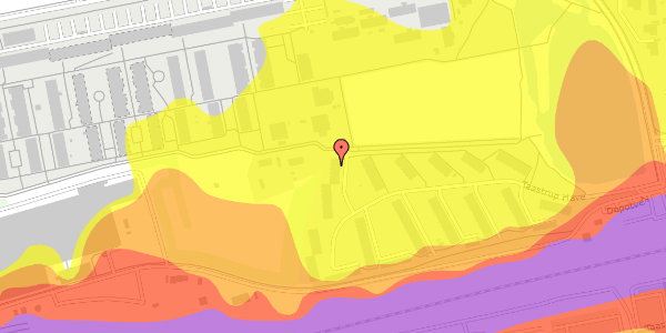 Trafikstøjkort på Taastrup Have 28, 2630 Taastrup