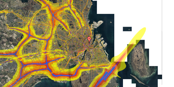 Trafikstøjkort på Klosterstræde 23A, 2. th, 1157 København K