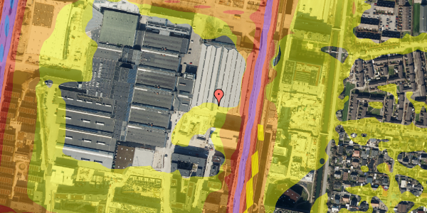 Trafikstøjkort på Halldór Laxness Vej 23, 1. th, 2300 København S