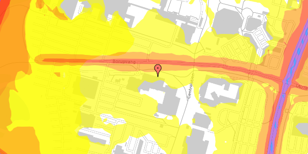 Trafikstøjkort på Borupvang 3, 2. , 2750 Ballerup