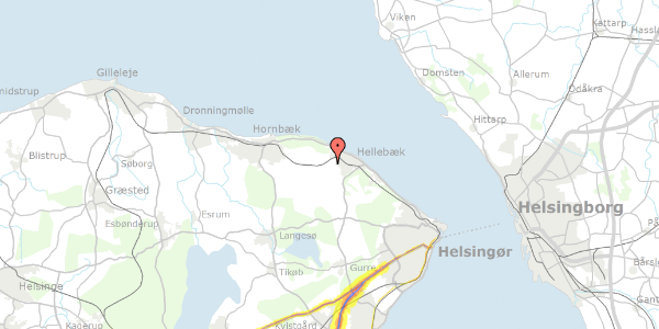 Trafikstøjkort på Brovangsvej 17, 3140 Ålsgårde