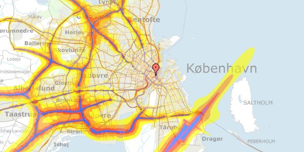 Trafikstøjkort på Klosterstræde 8A, 1157 København K